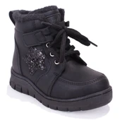 Vicco Punto 946F25K433 Siyah Ortopedik Günlük Kız Çocuk Spor Bot thumbnail 1