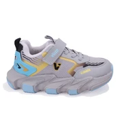 Vicco Space 346F25K238 Gri Ortopedik Günlük Erkek Çocuk Spor Ayakkabı thumbnail 2