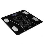 Asonic Bs260 Siyah 260x260 Mm Dijital Bluetooth Baskül (2*aaa Pil Hediyeli) thumbnail 2