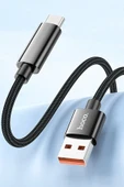 Hoco. U125 1.2M Benefit USB to Type-C Şarj Data Kablosu - Siyah thumbnail 9