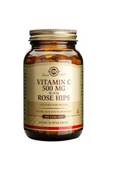 SOLGAR VITAMIN C 500 MG WITH ROSE HIPS 100 TAB - 1