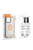 Hoco. iPhone 16 Pro Armour Antishock Protective Magsafe Kapak - Siyah thumbnail 7