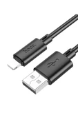Hoco. X88 1M USB to Lightning Şarj Data Kablosu - Siyah thumbnail 5