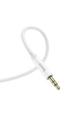 Hoco. UPA19 1M Hasırlı Type-C to Aux Kablo - Gümüş thumbnail 3