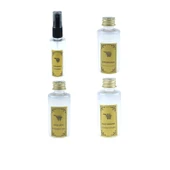 Seyahat Seti 4Lü 0.50ml Kolonya Duş Jeli Saç Kremi Şampuan Şişesi thumbnail 3