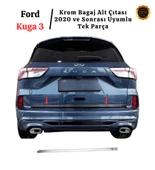 Ford Kuga 3 Krom Bagaj Alt Çıtası 2020 ve Sonrası Paslanmaz Çelik thumbnail 2
