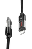 Hoco. U116 1.2M PD Type-C to Lightning Şarj Data Kablosu - Siyah thumbnail 9