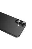 Hoco. iPhone 16 3D Metal Frame Kamera Lens - Siyah thumbnail 2