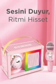 07 RGB Unikorn Figürlü Mikrofonlu Karaoke Bluetooth Hoparlör thumbnail 4