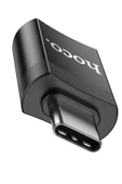 Hoco. UA17 Tak Çalıştır Type-C to USB 3.0 Dönüştürücü - Siyah thumbnail 8