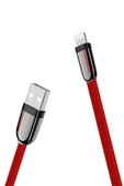 Hoco. U74 USB to Lightning Şarj Data Kablosu - Kırmızı thumbnail 8