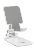 Hoco. PH29A Katlanabilir Masaüstü Holder - Beyaz thumbnail 1