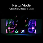 Ozmik Yeni ses kontrolü oyun simge ışık için PS4-PS5 Playstation oyuncu ticari renkli aydınlatma thumbnail 8