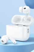 Hoco. EW63 Aktif Gürültü Engelleyici Özellikli Bluetooth 5.3 Kablosuz TWS Airpods Kulaklık - Beyaz thumbnail 6