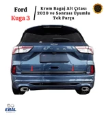 Ford Kuga 3 Krom Bagaj Alt Çıtası 2020 ve Sonrası Paslanmaz Çelik thumbnail 5