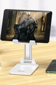 Hoco. PH29A Katlanabilir Masaüstü Holder - Beyaz thumbnail 7
