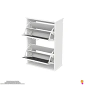 Modilayn UMAY Asma Kapı Önü 52x 78 x 26 cm’ lik 2 Düşer Kapak 4 Göz Bölmeli Ayakkabılık thumbnail 7