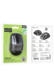 Hoco. GM28 2.4G Business Kablosuz Mouse - Siyah-Gri thumbnail 6