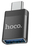 Hoco. UA17 Tak Çalıştır Type-C to USB 3.0 Dönüştürücü - Siyah thumbnail 1