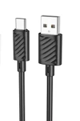 Hoco. X88 1M USB to Type-C Şarj Data Kablosu - Siyah thumbnail 5
