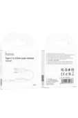 Hoco. LS35 Type-C to Aux Kablo - Beyaz thumbnail 5