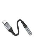 Hoco. LS36 Type-C to Aux Dönüştürücü - Siyah thumbnail 6