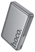 Hoco. Q36A Sunlight 10.000 mAh 20W Type-C ve 10W Kablosuz Şarj PD Magsafe Standlı Powerbank - Titan Gri thumbnail 2