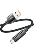 Hoco. U125 1.2M Benefit USB to Type-C Şarj Data Kablosu - Siyah thumbnail 7