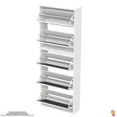 Modilayn VERVE Asma Kapı Önü 72x 194 x26 cm’lik 5 Düşer Kapak 10 Göz Bölmeli Ayakkabılık thumbnail 5