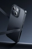 Hoco. iPhone 15 Knight Kevlar Magsafe Kapak - Siyah thumbnail 3