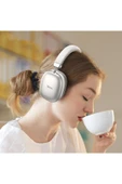 Hoco. W35 Kablosuz Bluetooth Kafaüstü Kulaklık - Gümüş thumbnail 12