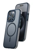 Hoco. iPhone 15 Pro Anti Fall Airbag Magsafe Kapak - Lacivert thumbnail 1