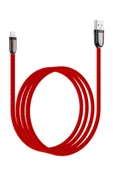 Hoco. U74 USB to Lightning Şarj Data Kablosu - Kırmızı thumbnail 7
