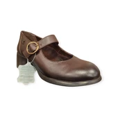 VENÜS 2555002K TOPUKLU MARY JANE DERİ KADIN AYAKKABI thumbnail 3