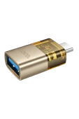 Hoco. UA36B Tak Çalıştır Type-C to USB 3.0 Dönüştürücü - Gold thumbnail 10