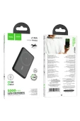 Hoco. J140A Tony 5.000 mAh PD 20W Ultra İnce Magsafe Powerbank - Siyah thumbnail 6