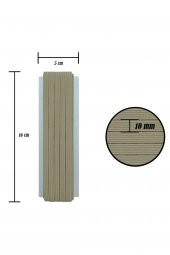 10mm Yassı Lateks Lastik/10 Metre Bel, Paça ve Don Lastiği - 4