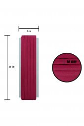 10mm Yassı Lateks Lastik/10 Metre Bel, Paça ve Don Lastiği - 10