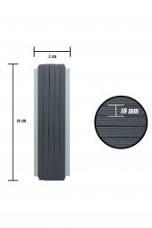 10mm Yassı Lateks Lastik/10 Metre Bel, Paça ve Don Lastiği - 12