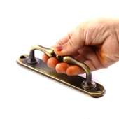 Metal Kapı Çekme Kolu 12 cm Dolap Mobilya Dolap Çekmece Tutamağı Kulp Kulpları Eskitme Antik Sarı thumbnail 5