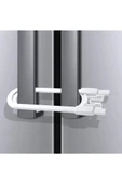 Çocuk Koruma Kilidi - Slide Dolap Çekmece Kilidi Sürgülü Kilit thumbnail 1