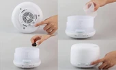 Oda Hava Nemlendirici, Buhar Makinesi ve Aroma Difüzörü 500 ml 12w güç 17x13cm thumbnail 3