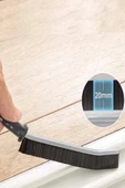 İnce Kıl Temizlik Fırçası Banyo Mutfak Pencere Oluk Klozet Kenarı Kavisli Detay Temizleme Fırçası thumbnail 5