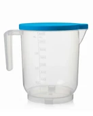 Pratik Mutfak Ölçü Kabı - 2 Litre Dereceli Şeffaf Hazne Bpa Free thumbnail 4
