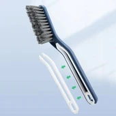 Cımbızlı Fırça Çok Amaçlı  Kademeli Kesim Uçlu Banyo Klozet Kenarı Pencere Temizleme Aparatı thumbnail 2