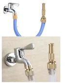 Hortum Tazyik Aparatı - 2 Fonksiyonlu  Sprey- Tazyik  Bahçe Araba Balkon Yıkama Püskürtücü Aparat thumbnail 4