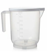 Pratik Mutfak Ölçü Kabı - 2 Litre Dereceli Şeffaf Hazne Bpa Free thumbnail 2