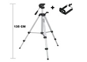 Tripod : Telefon Ve Kamera Tutucu Ayak + Telefon Tutucu - 105cm thumbnail 2