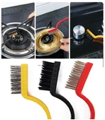 3 Lü Detay Temizlik Fırça Seti  Araba -mutfak Ocak - Fayans Temizlik Fırça (bakır- Demir- Plastik) thumbnail 4