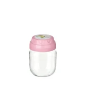 Vintage  Dekoratif  Desenli Cam Kavanoz 425ml - 14,3 Oz thumbnail 2